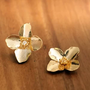 Aurum Flower Earrings
