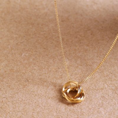Cara Loop Pendant- Gold Free