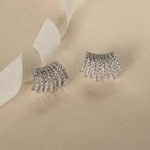 Kayla Earrings-Silver