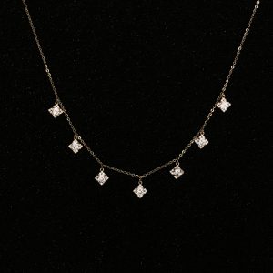 Twinkling Star Chain Pendant-Gold