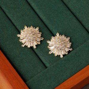 Aaliyana  Earrings-Gold