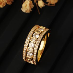 Aelis Diamond Ring Gold- Free Size