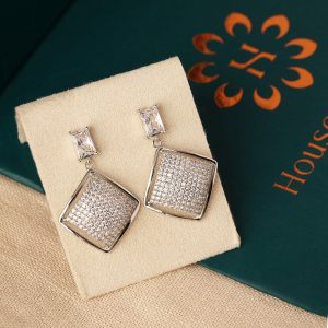 Dual Square Studs-Silver