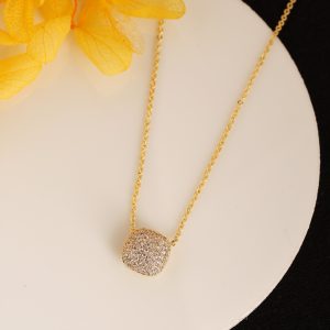 Danira Diamond Pendant-Gold