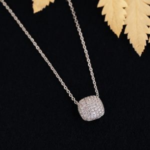 Danira Diamond Pendant-Silver