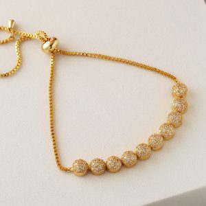 Rhea Diamond Bracelet-Gold