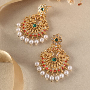 Elena Red & Green Earrings