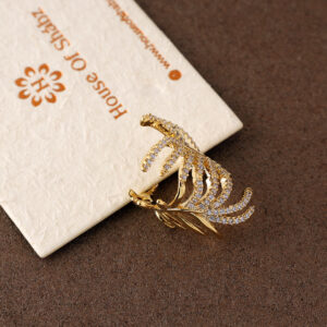 Feather Cuff-Gold