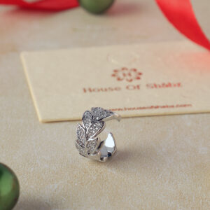 Leaf Cuff-Silver