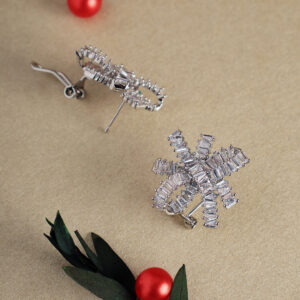 Umbra Star Earrings-Silver