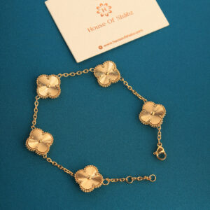 Gold Clover Bracelet