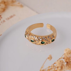 Green Kimiya Ring-Free Size