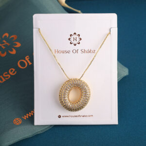 Alphabet Pendant (O)