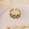 Green Maizie Ring-Free Size